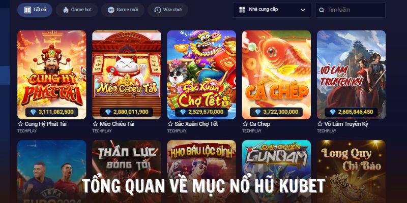 Sân chơi nổ hũ Kubet đẳng cấp 2024